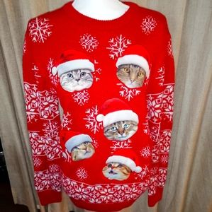 Party Sweater with cats
